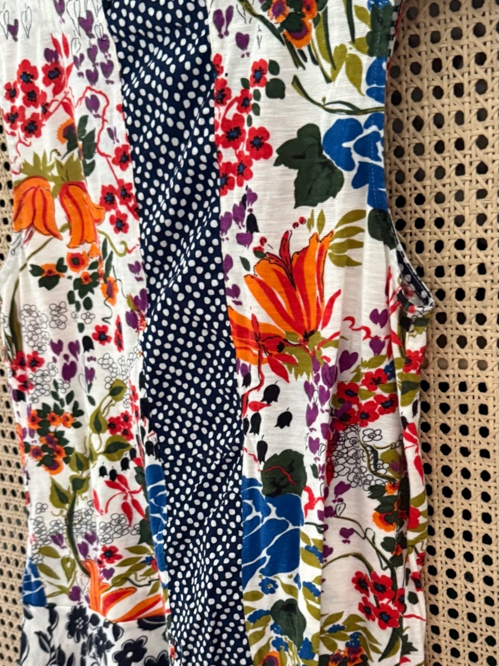 Anthropologie Floral Multicolor Sleeveless Dress